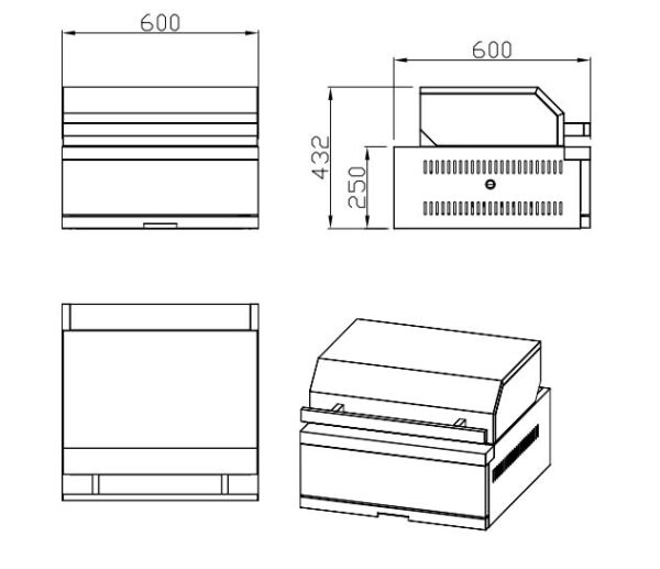Nordic linija integrisani roštilj na ugalj 7971