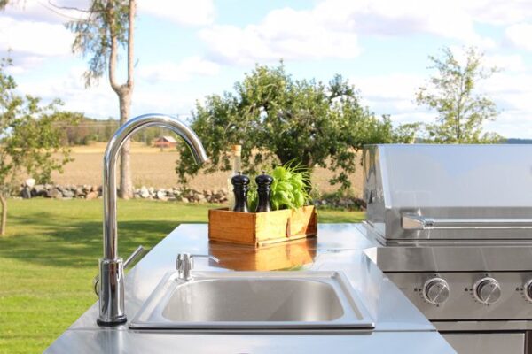 Inox sudopera i ormarić 4003