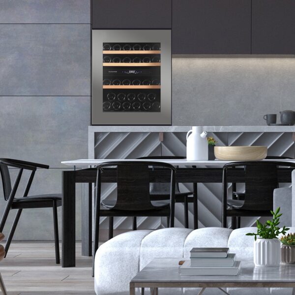 Minimalistički, enteriјer, od, modernog, dnevnog, boravka, 3D, rendering DUNAVOX DAVG-32.80 vinski ormar – klasična verziјa