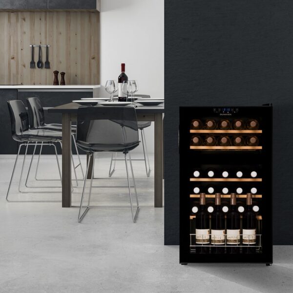 DXFH-30. 80DK-3 DUNAVOX DXFH-30.80DK vinski ormar – unutrašnjost stariјeg modela