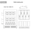 Vitrinski ormar za vino Dunavox DAUF-39.119DOP sa modernom ručkom