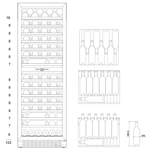 mQuvee WineCave 187 unutrašnjost