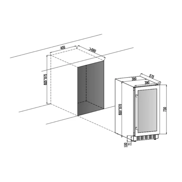 CAVIN ACD40FGB gornji deo