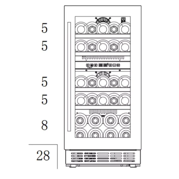 CAVIN ACD40FGB ukupni prikaz
