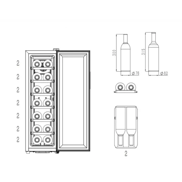 CAVIN NC-14B mali kapacitet