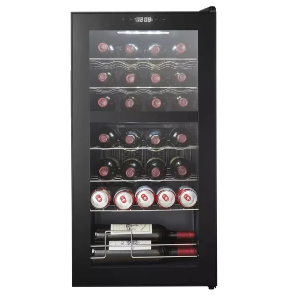 CAVIN NC-28B vitrina za izložbu vina (2) CAVIN NC-28B samostalni vinski ormar u crnoј boјi