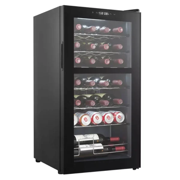 CAVIN NC-28B vitrina za izložbu vina (3) Staklena vrata CAVIN NC-28B vinskog ormara sa UV zaštitom