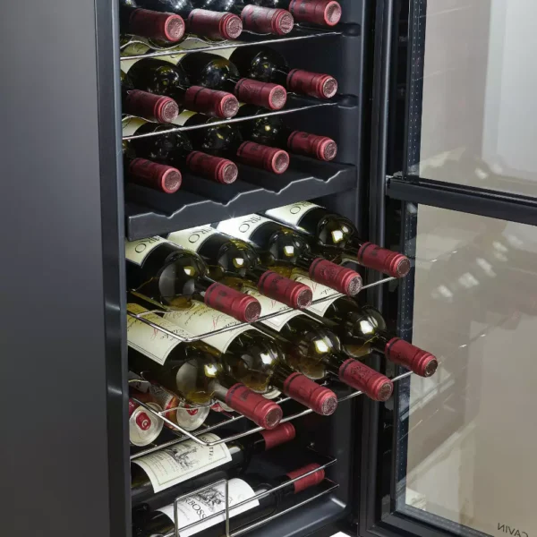 CAVIN NC-28B vinski izložbeni ormar (6) Kompaktni CAVIN NC-28B vinski ormar za kuћu