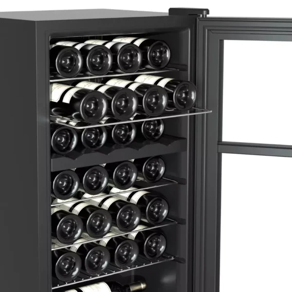 CAVIN NC-28B vinski izložbeni ormar (7) CAVIN NC-28B vinski ormar u modernom enteriјeru