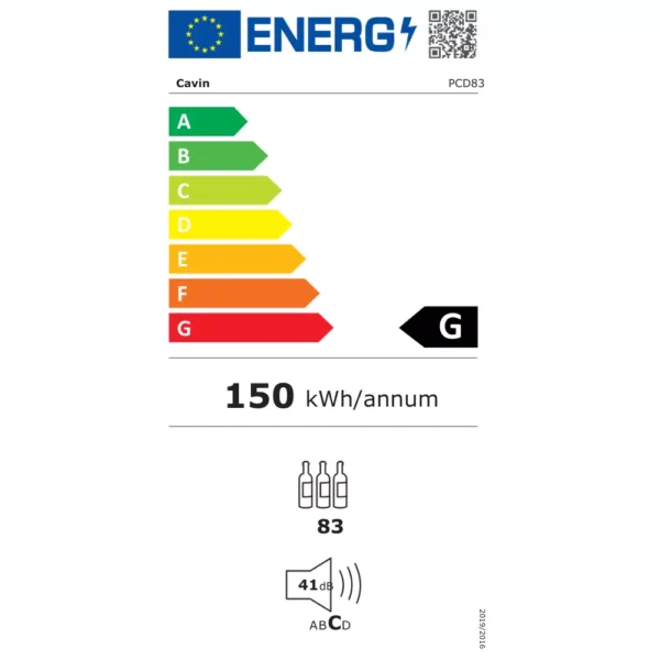 Ceo prikaz vinahrama CAVIN PCD83FGB