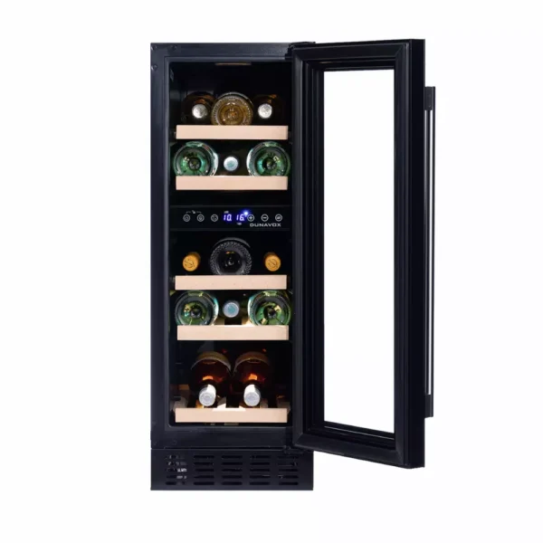 DUNAVOX DAUF-17.58DB vinski ormar sa crnim staklenim vratima