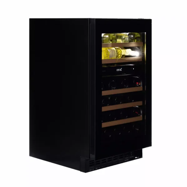 DUNAVOX DAUF-38.100DB vinski ormar.TO unutrašnjost sa drvenim policama