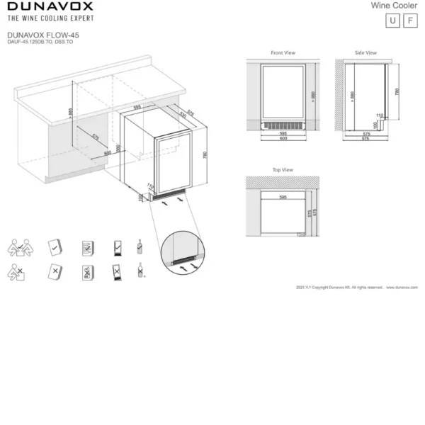 DUNAVOX DAUF-45.125DB.TO LED osvetljenje