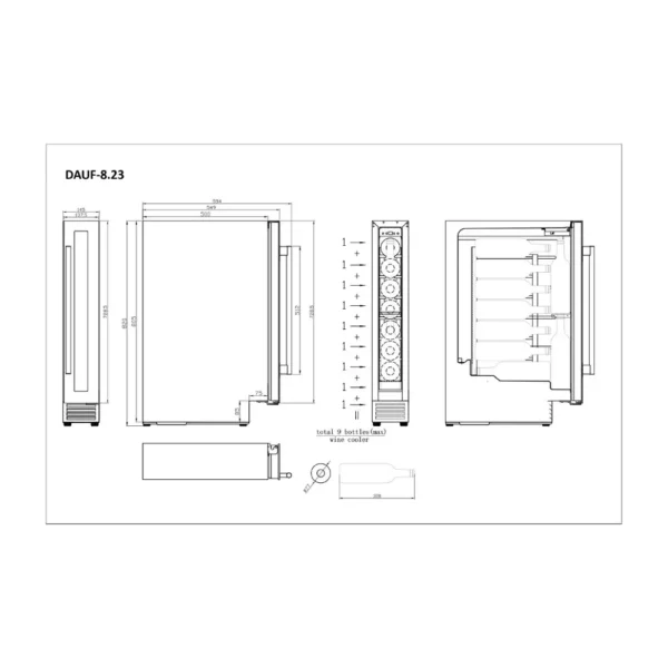 DUNAVOX DAUF-8.23B osvetljenje