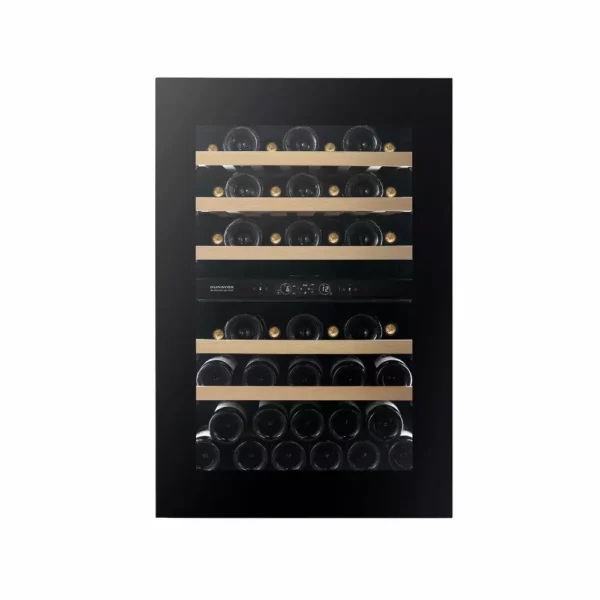 DUNAVOX DVH-44.120DB vinski ormar – ugraђeni vinski ormar sa dve zone