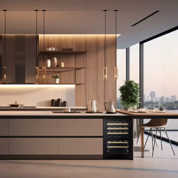 DUNAVOX DVS-44.120DB vinski ormar – prednji pogled