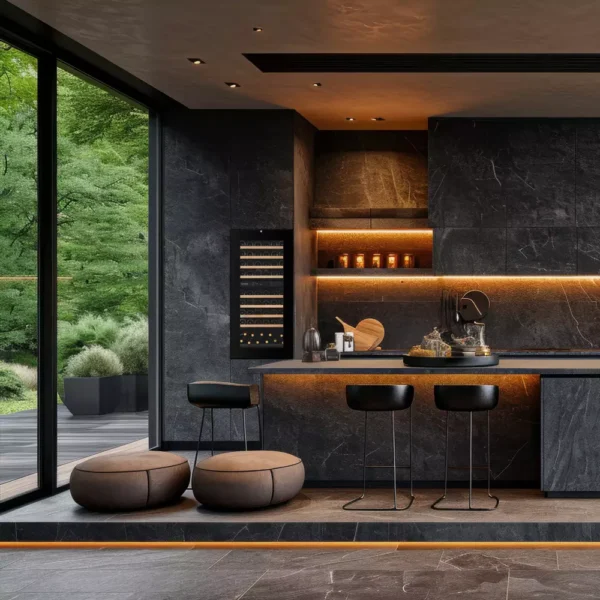 DUNAVOX DXB-65.154DB vinski ormar (7) Vinski ormar Dunavox DXB-65.154DB sa crnim staklom