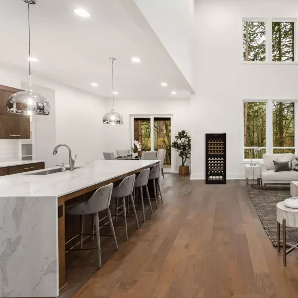 DUNAVOX DXFH-50.142-4 vitrina za vino DUNAVOX DXFH-50.142 vinski ormar – prednji pogled