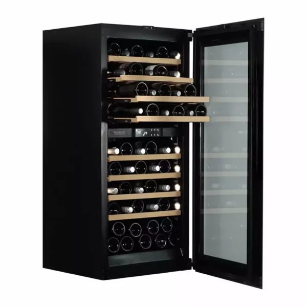 DUNAVOX DXJ-65.154DB vitrina za vino (4) LED osvetljenje u vinskom ormaru Dunavox DXJ-65.154DB