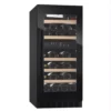 Ugraђeni vinski ormar mQuvee WCD40FGB sa crnim staklom