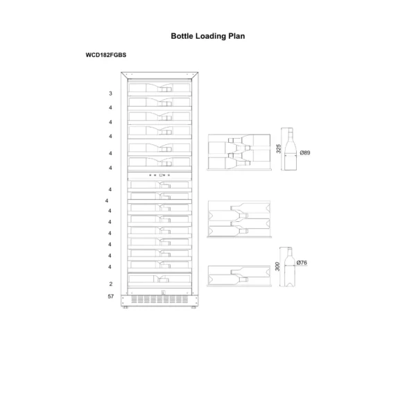 mQuvee WCD182FGBS vinski izložbeni ormar (7) mQuvee WCD182FGBS detalj