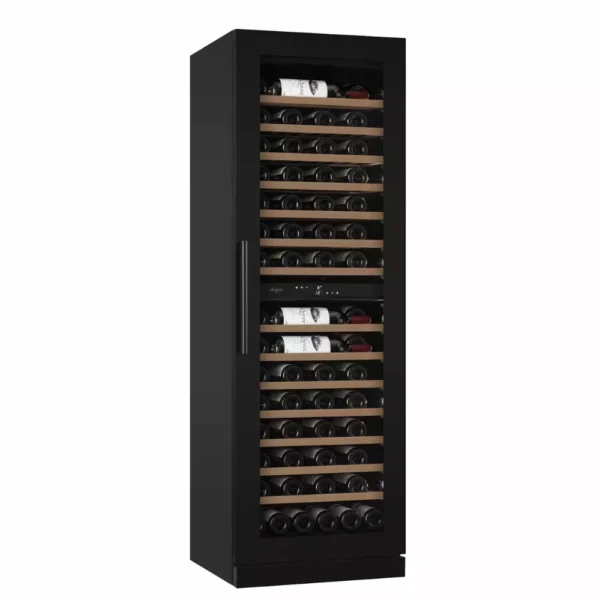 mQuvee WCD187ABH vitrina za izložbu vina (4) mQuvee WineCave 187 vinski ormar sa crnim staklenim vratima