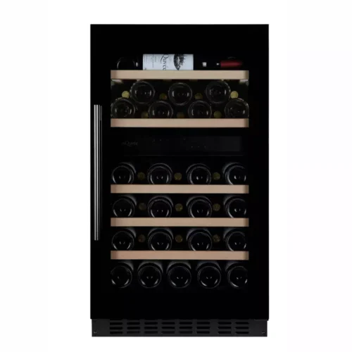 Prednja strana vitrine za vino mQuvee WCD50FGB-800