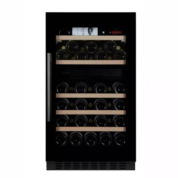 mQuvee WCD50FGB-800 vinski izložbeni ormar (2) Prednja strana vitrine za vino mQuvee WCD50FGB-800