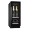 mQuvee WCS30ABPS-700 vitrina za izložbu vina (4) mQuvee WCS30ABPS-700 vinski ormar, crna staklena vrata