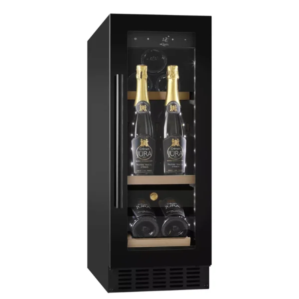 mQuvee WCS30ABPS-700 vitrina za izložbu vina (4) mQuvee WCS30ABPS-700 vinski ormar, crna staklena vrata