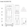 mQuvee WCS30ABPS-700 vinski izložbeni ormar (7) mQuvee WCS30ABPS-700 ugraђeni vinski ormar u kuhinji
