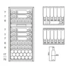 mQuvee WKD70AB vitrina za izložbu vina (4) mQuvee WKD70AB vinski ormar – unutrašnjost sa drvenim policama