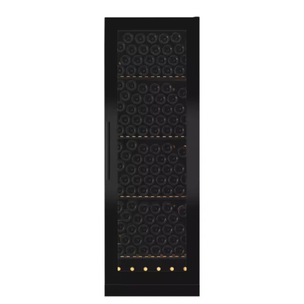 Samostalni vinski ormar mQuvée WSTO215FGB sa staklenim vratima