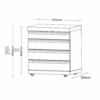 Crni inox modul fioka 10995 - 83 cm