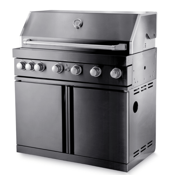 Crni inox plinski roštilj 15891