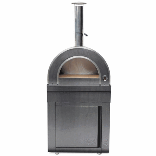 Crna inox modulna peć za pizzu na drva 15737