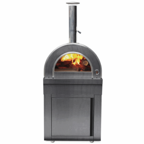 Crna inox modulna peć za pizzu na drva 15737