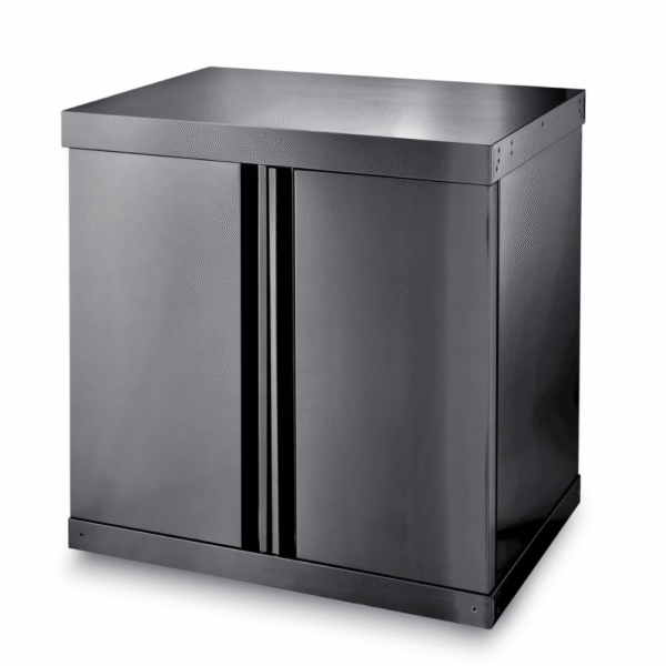 Crni inox modul sa ormarićem za odlaganje 15915
