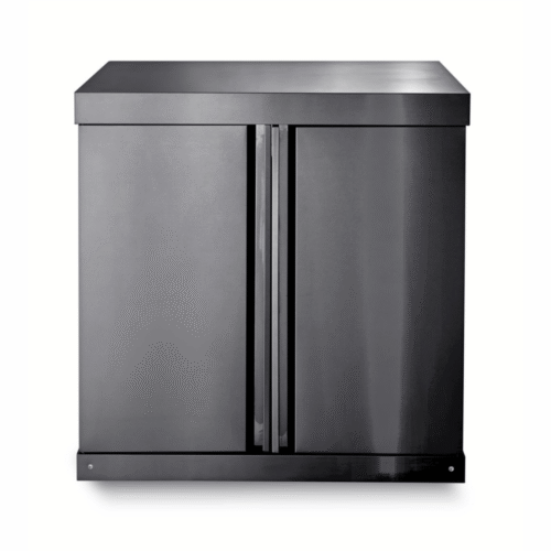 Crni inox modul sa ormarićem za odlaganje 15915