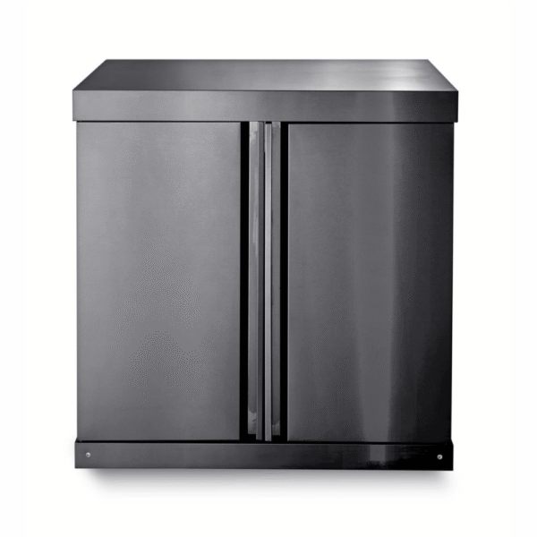 Crni inox modul sa ormarićem za odlaganje 15915