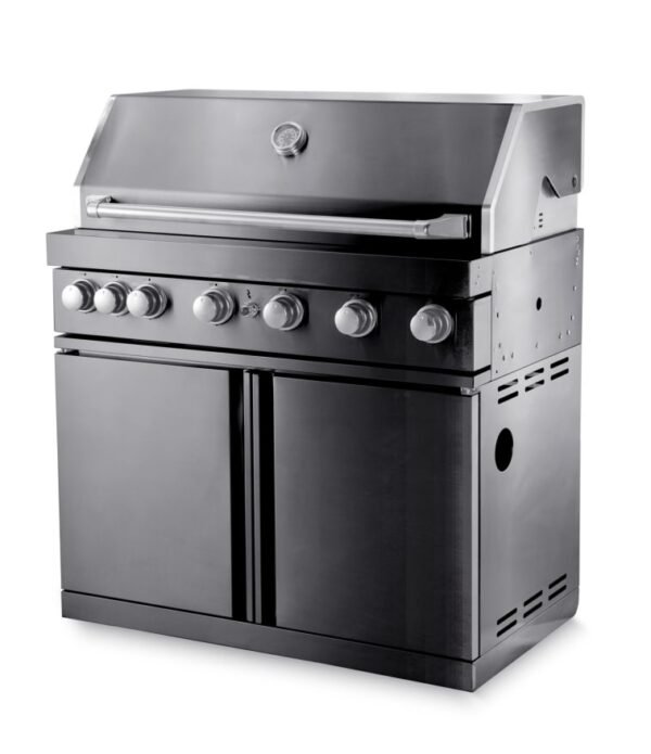 Crni inox plinski roštilj 15891