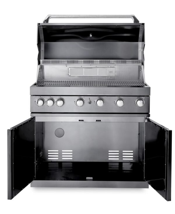 Crni inox plinski roštilj 15891