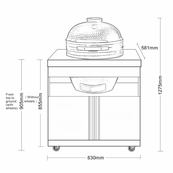 INOX-Collection-5790-10 Inox modul kamado roštilj 5790