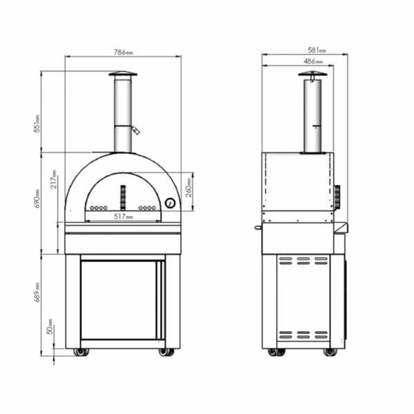 INOX-Collection-7155-4 INOX modul peć za pizzu na drva 15736