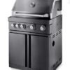 Crni inox plinski roštilj 15891