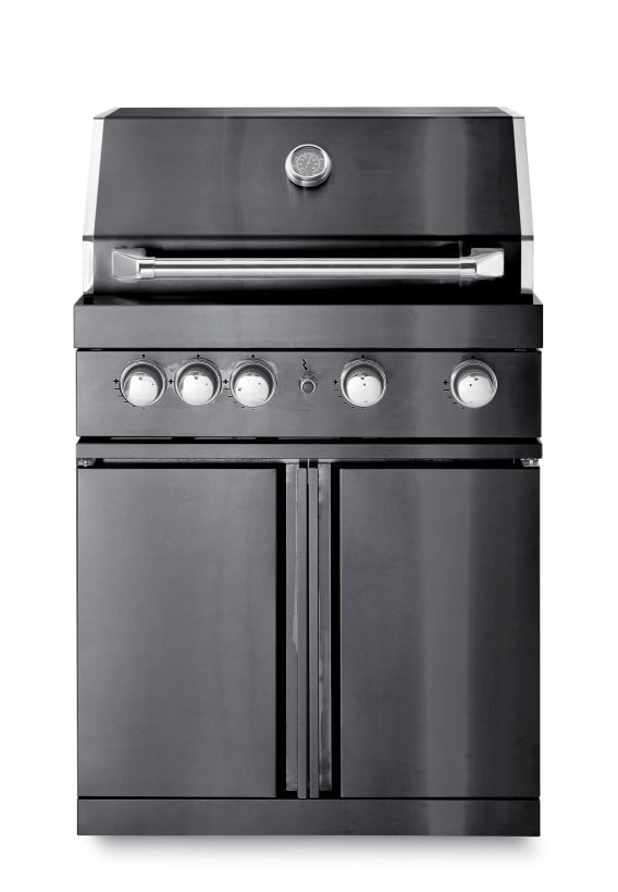 Crni inox plinski roštilj 15891