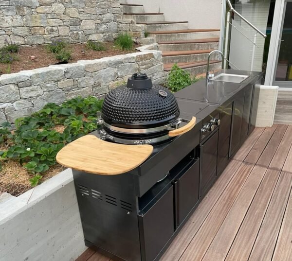 Crni inox Kamado modul 8388