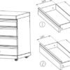 Crni inox modul fioka 10995 - 83 cm