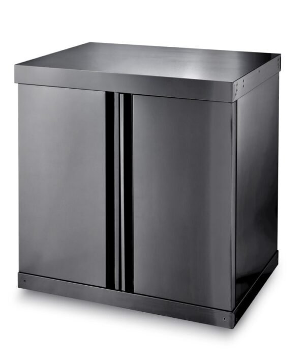 Crni inox modul sa ormarićem za odlaganje 15915