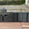 Crni inox modul sa ormarićem za odlaganje 15915